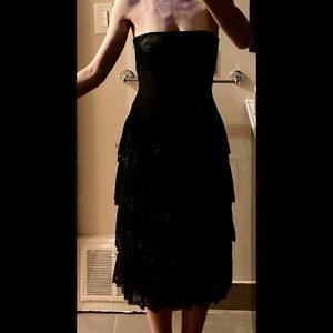 Laundry by Shelli Segal strapless party dress sz 2 NWOT